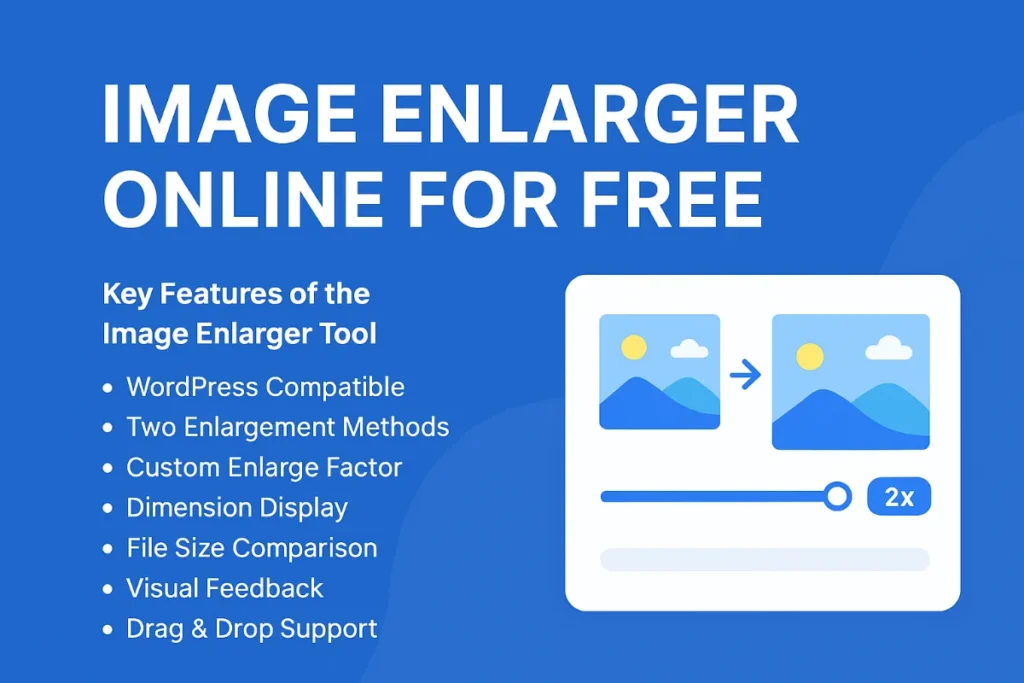 Image Enlarger Online for Free — How to Enlarge Your Images Smoothly and Securely