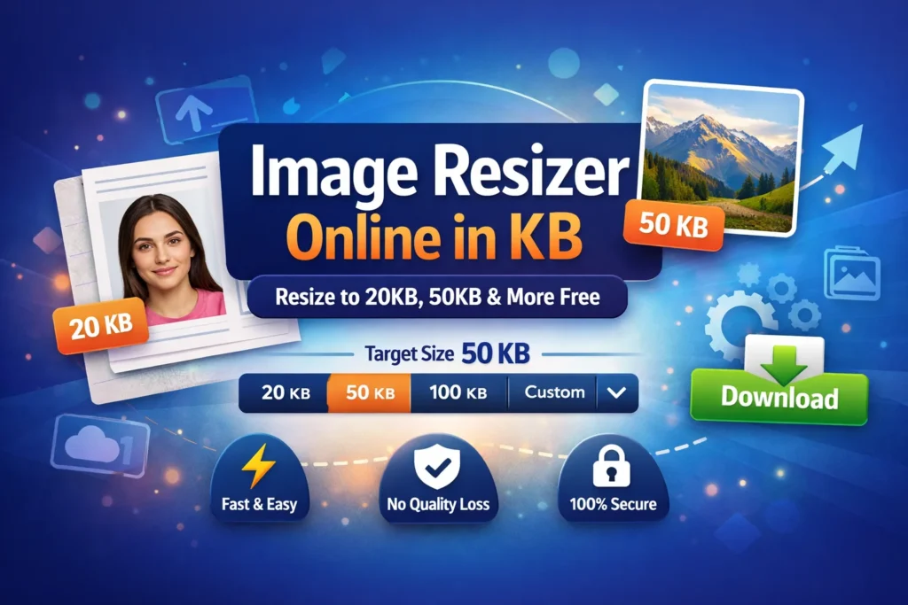 Image Resizer Online in KB – Resize Images Instantly​
