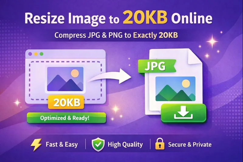 Resize Image to 20KB Online - Image Size Tool